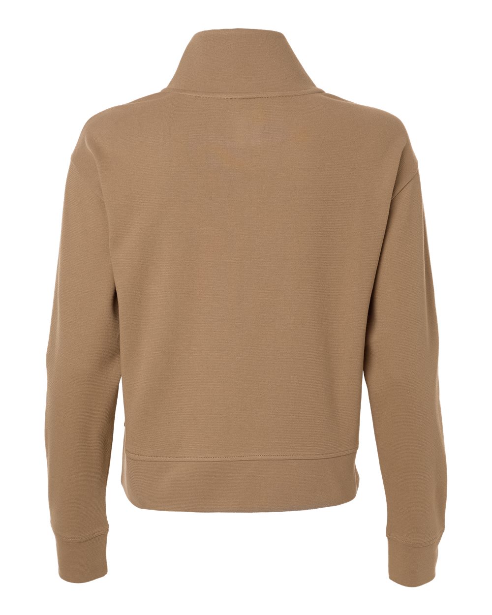 North End Ne220w Women’s Mantra Half-zip Ottoman Pullover - Cafe