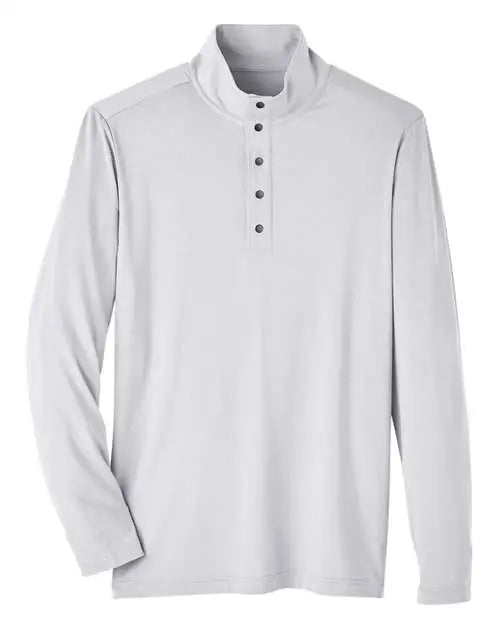 North End Ne400 Men’s Jaq Snap-up Stretch Performance Pullover - Platinum