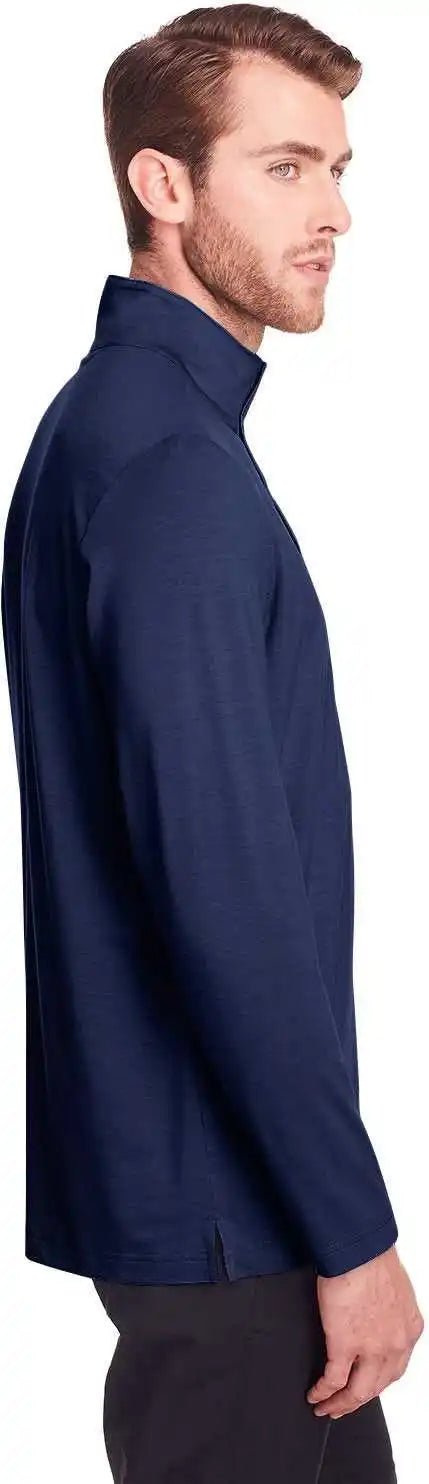 North End Ne400 Men’s Jaq Snap-up Stretch Performance Pullover - Navy - Adult Xl