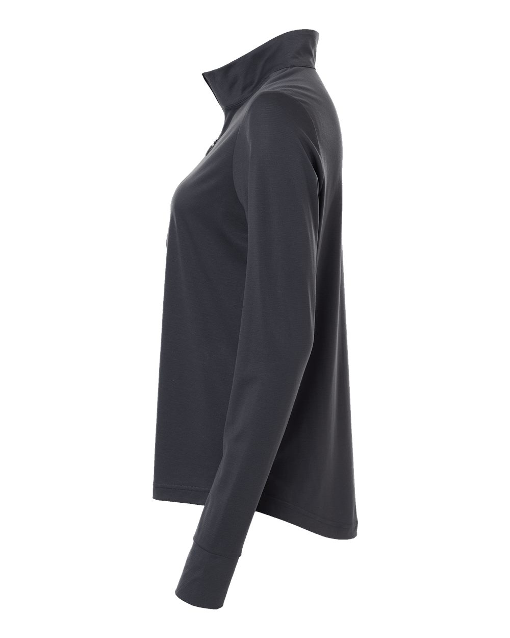 North End Ne405w Women’s Jaq Stretch Performance Quarter-zip - Carbon Black