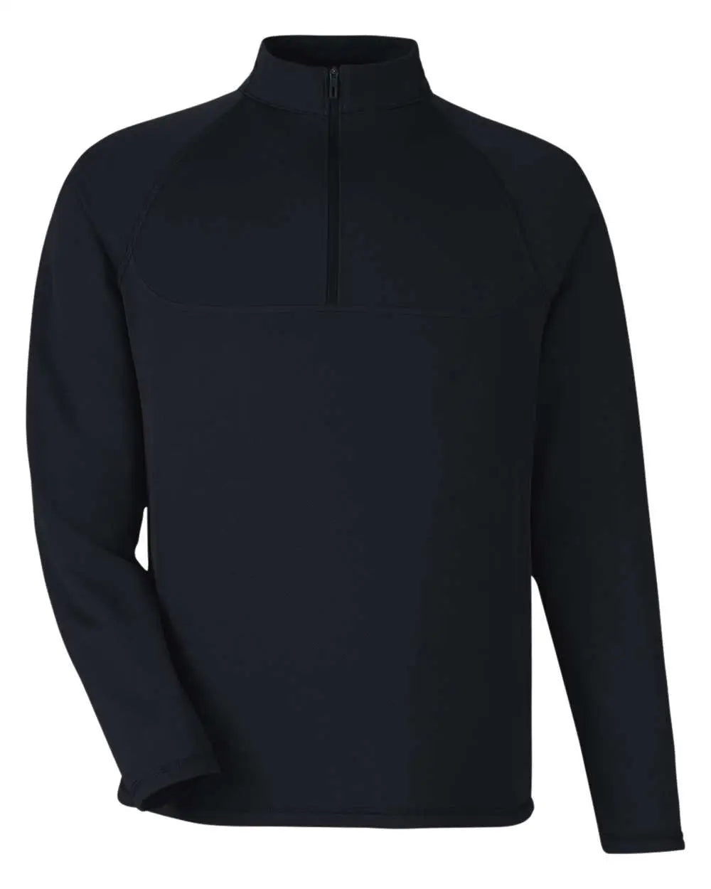 North End Ne410 Men’s Revive Coolcore Quarter-zip Pullover - Black - Adult s