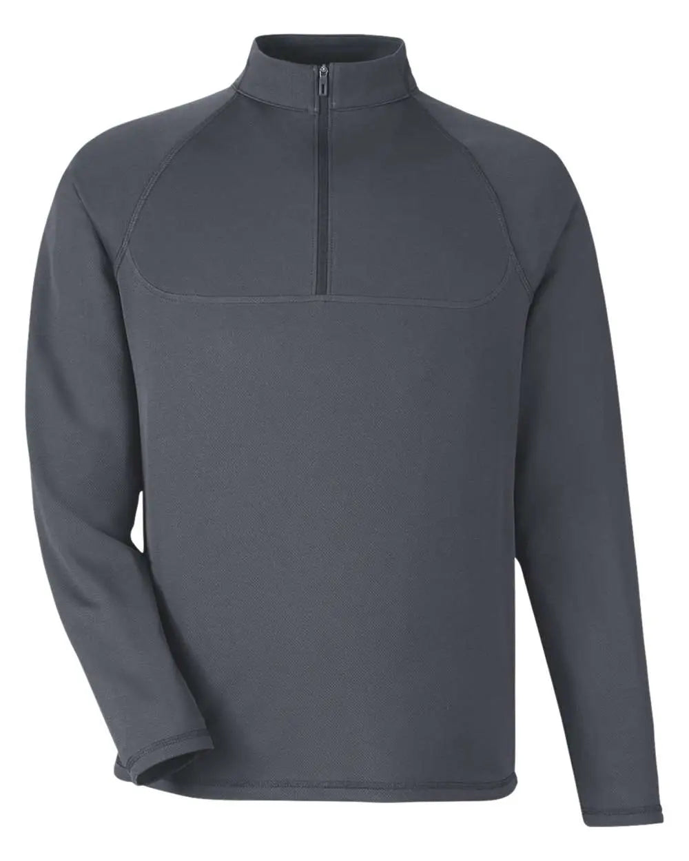 North End Ne410 Men’s Revive Coolcore Quarter-zip Pullover - Carbon - Adult s