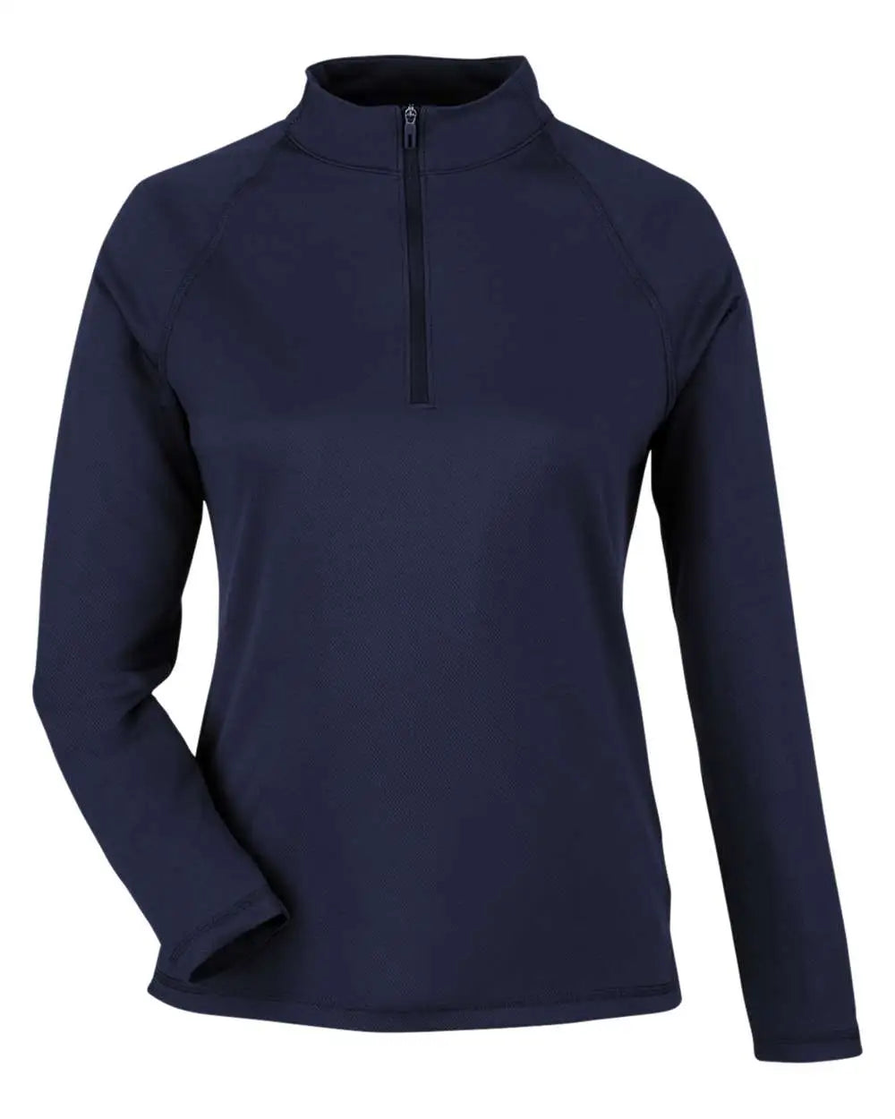 North End Ne410w Women’s Revive Coolcore Quarter-zip Pullover - Classic Navy - Ladies Xs