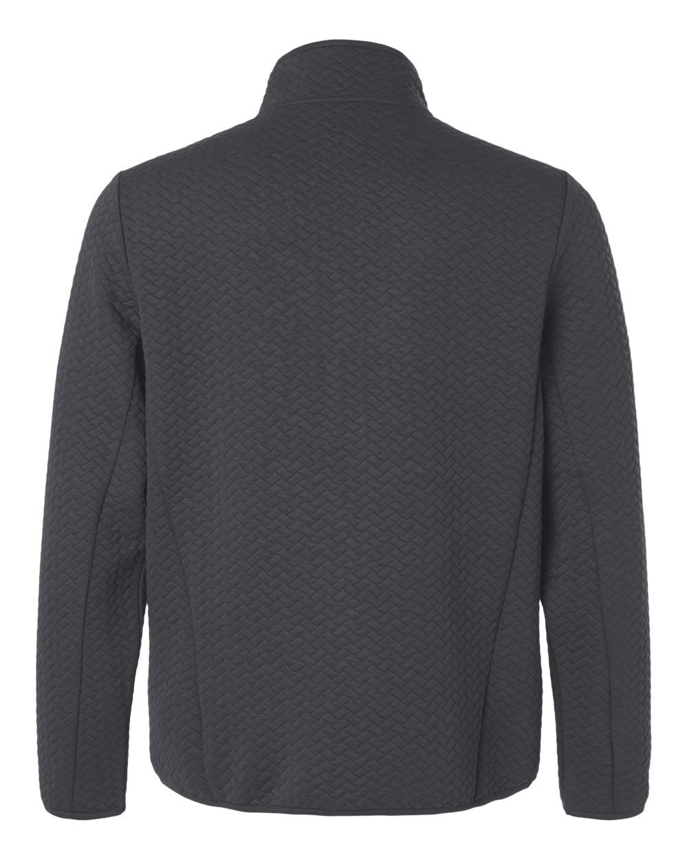 North End Ne425 Men’s Aspen Herringbone Fleece Full-zip - Carbon
