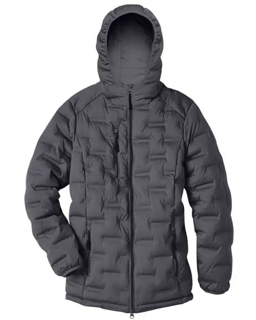 North End Ne708w Women’s Loft Puffer Jacket - Carbon Black