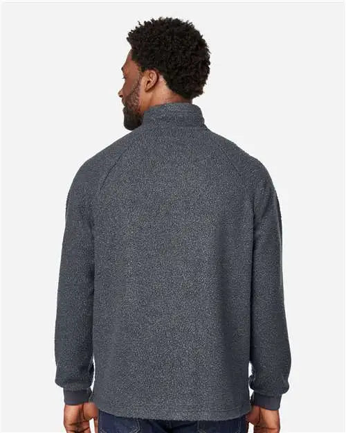 North End Ne713 Men’s Aura Sweater Fleece Quarter-zip Pullover - Carbon - Carbon/ / Adult s
