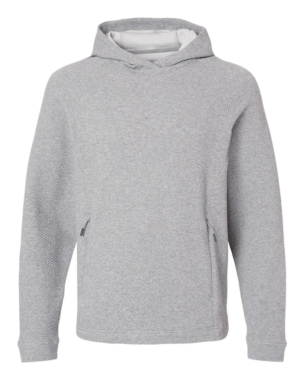 North End Ne729 Men’s Spirit Hooded Pullover - Platinum Heather - Adult s