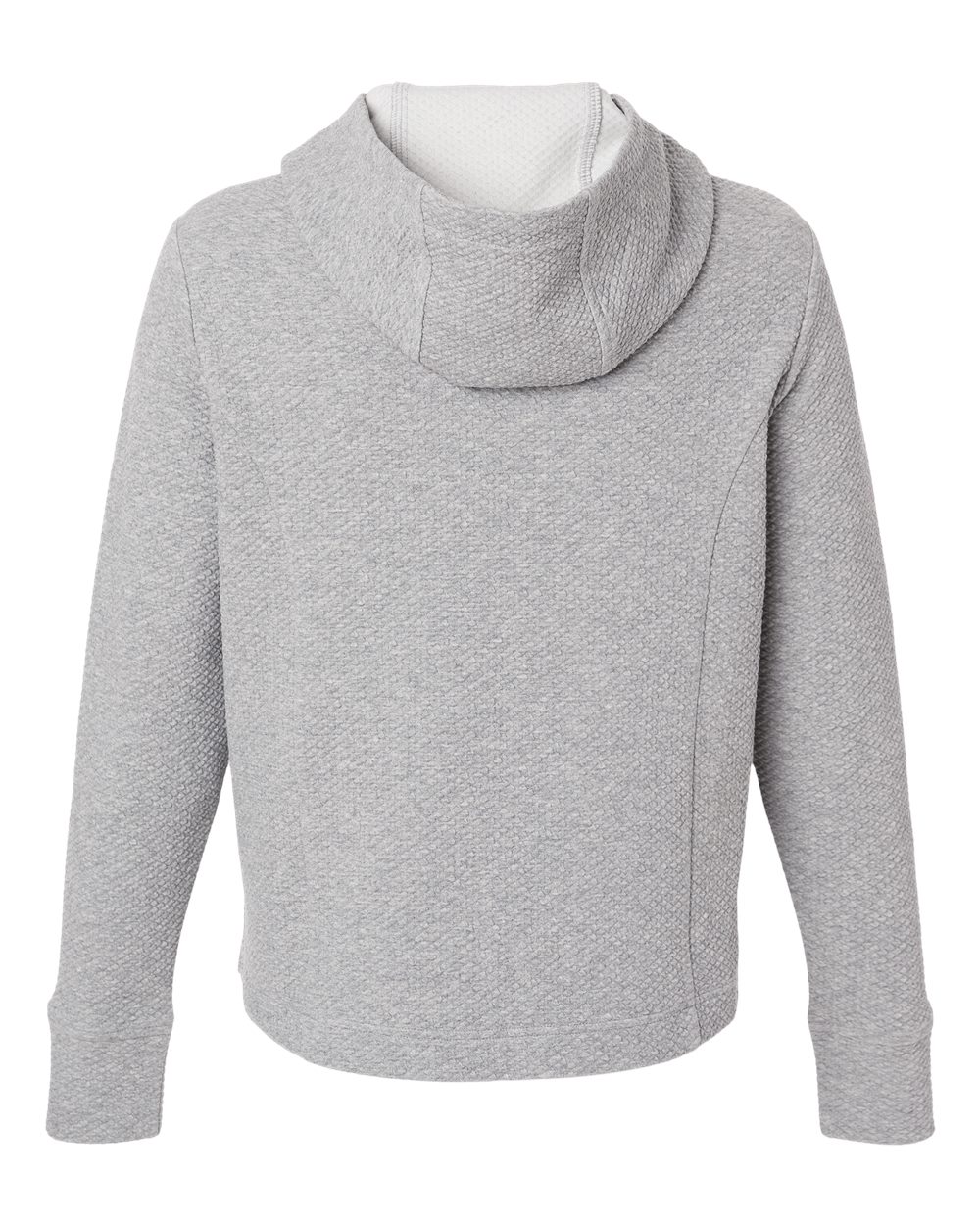 North End Ne729w Women’s Spirit Hooded Pullover - Platinum Heather