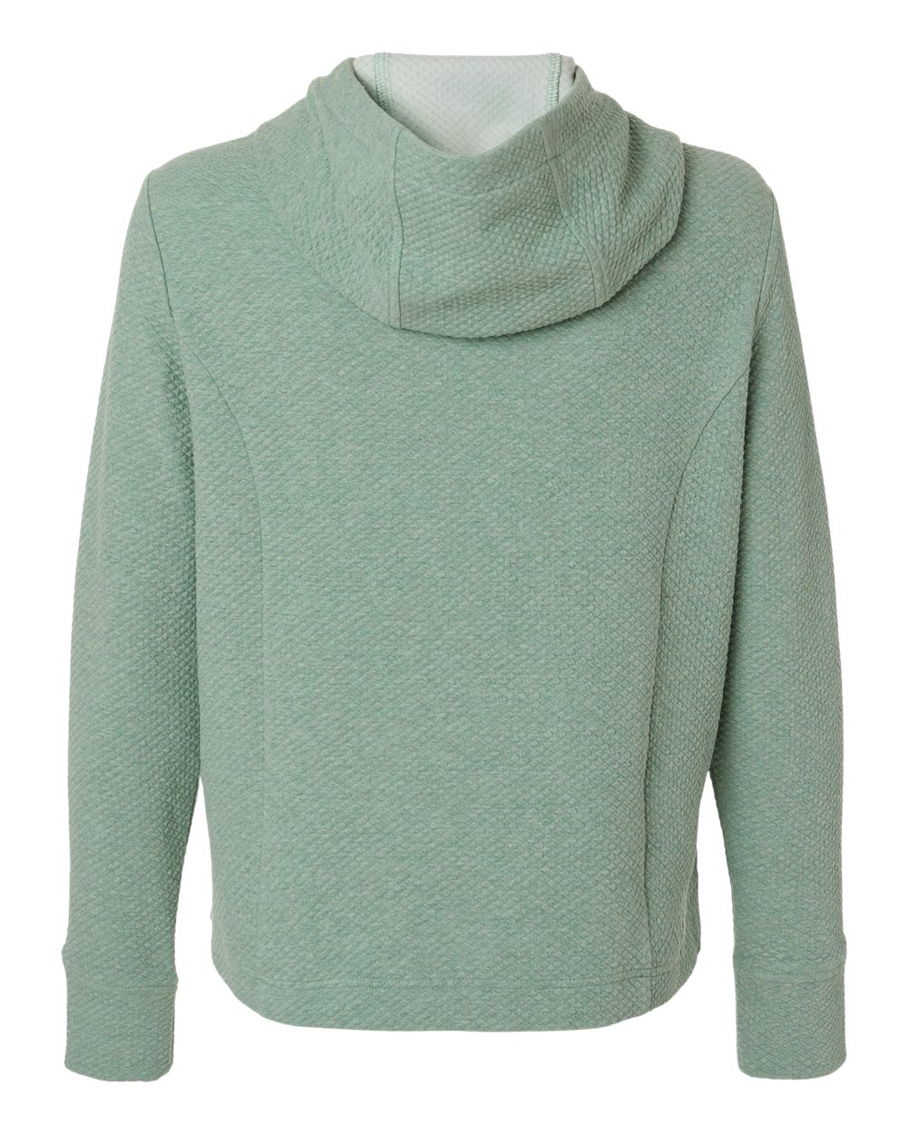 North End Ne729w Women’s Spirit Hooded Pullover - Sage Green Heather