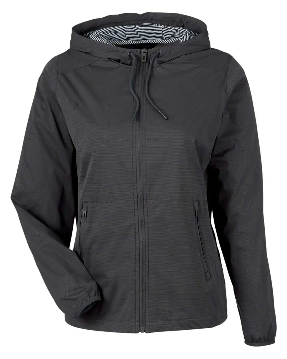 North End Ne75w Women’s Network Lightweight Jacket - Carbon Heather - Ladies Xs