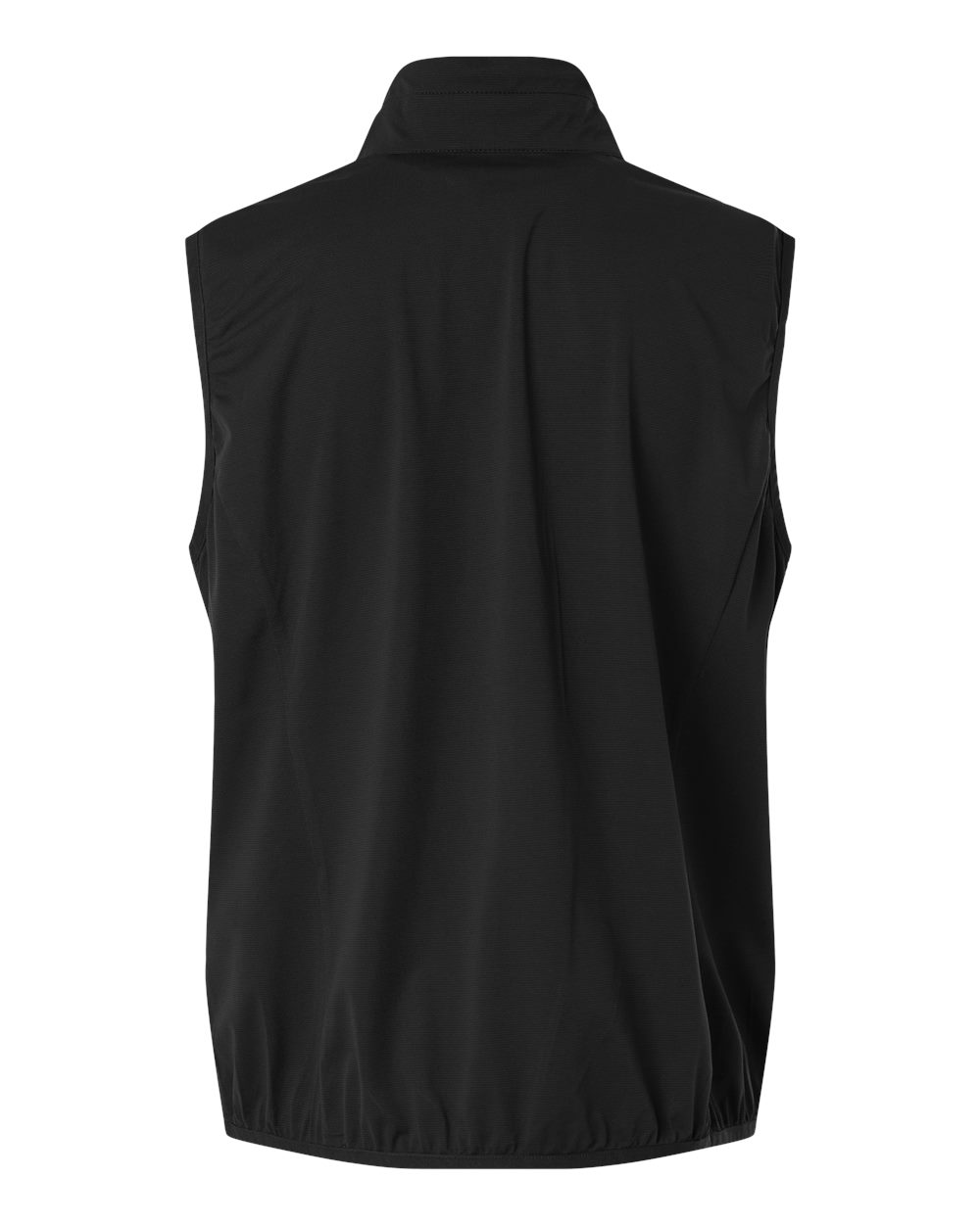 North End Ne76w Women’s Network Lightweight Quarter-zip Vest - Black Heather