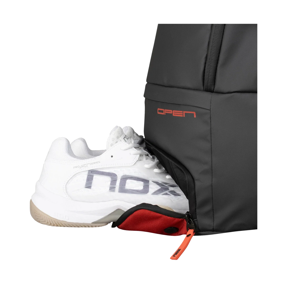 Nox Luxury Open Series Black/red Backpack