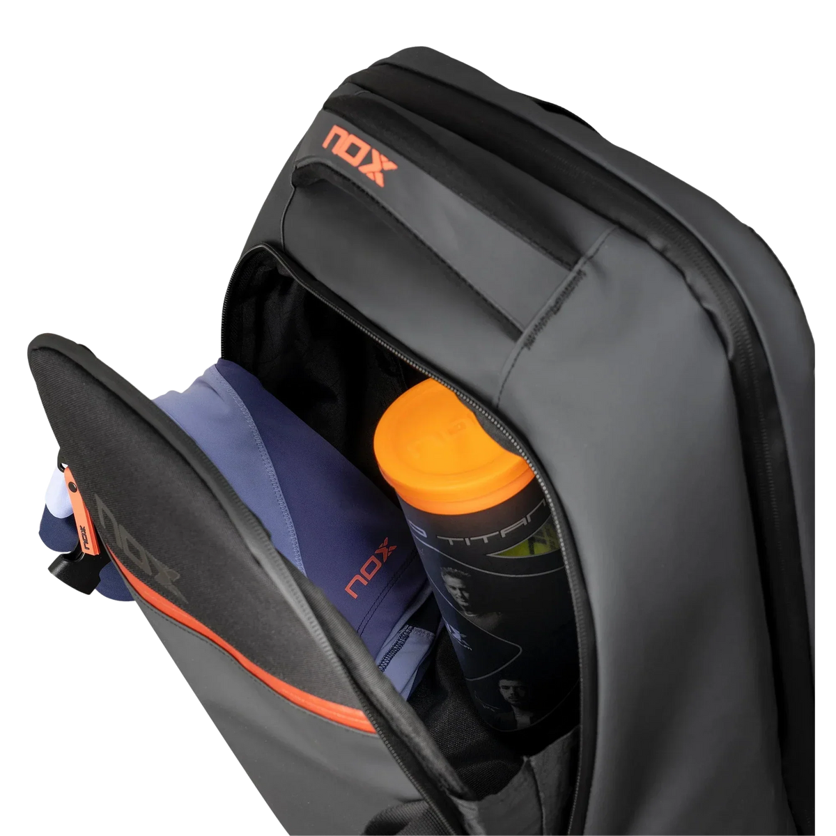 Nox Luxury Open Series Black/red Backpack