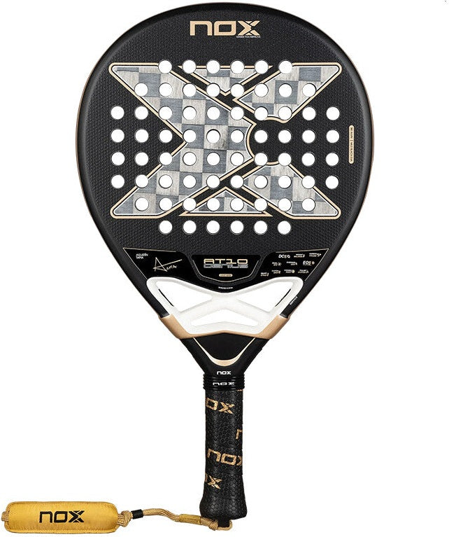 Nox Padel At10 Genius 18k Alum Agustin Tapia 2026 - Black Gold
