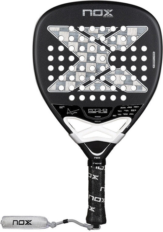 Nox Padel At10 Genius Attack 18k Alum Agustin Tapia 2026 - Black Silver