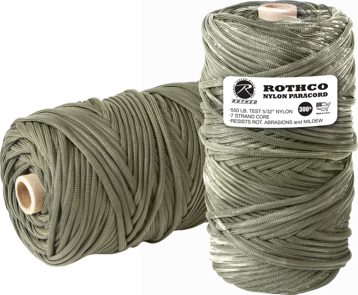 Nylon Paracord 550lb 300 Ft Tube