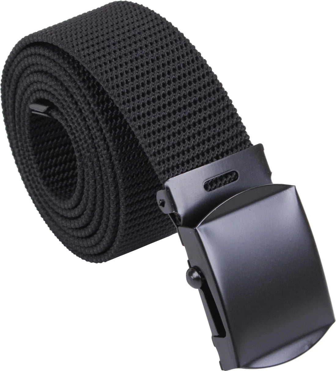 Nylon Web Belt - Black Webbing