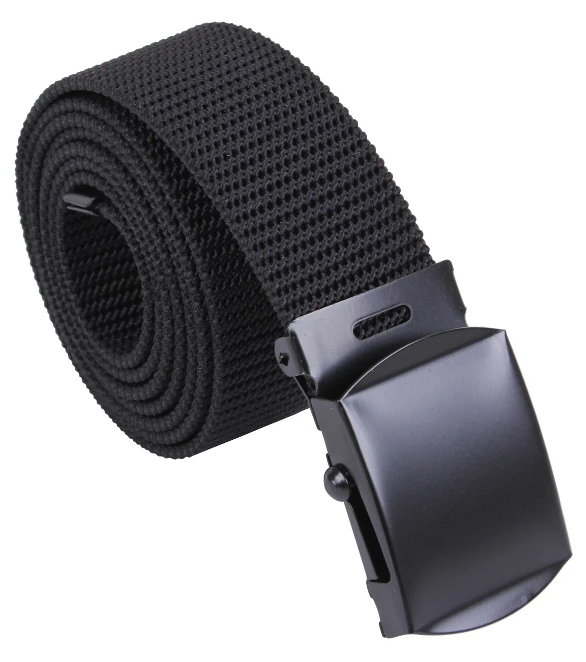 Nylon Web Belt - Black Webbing