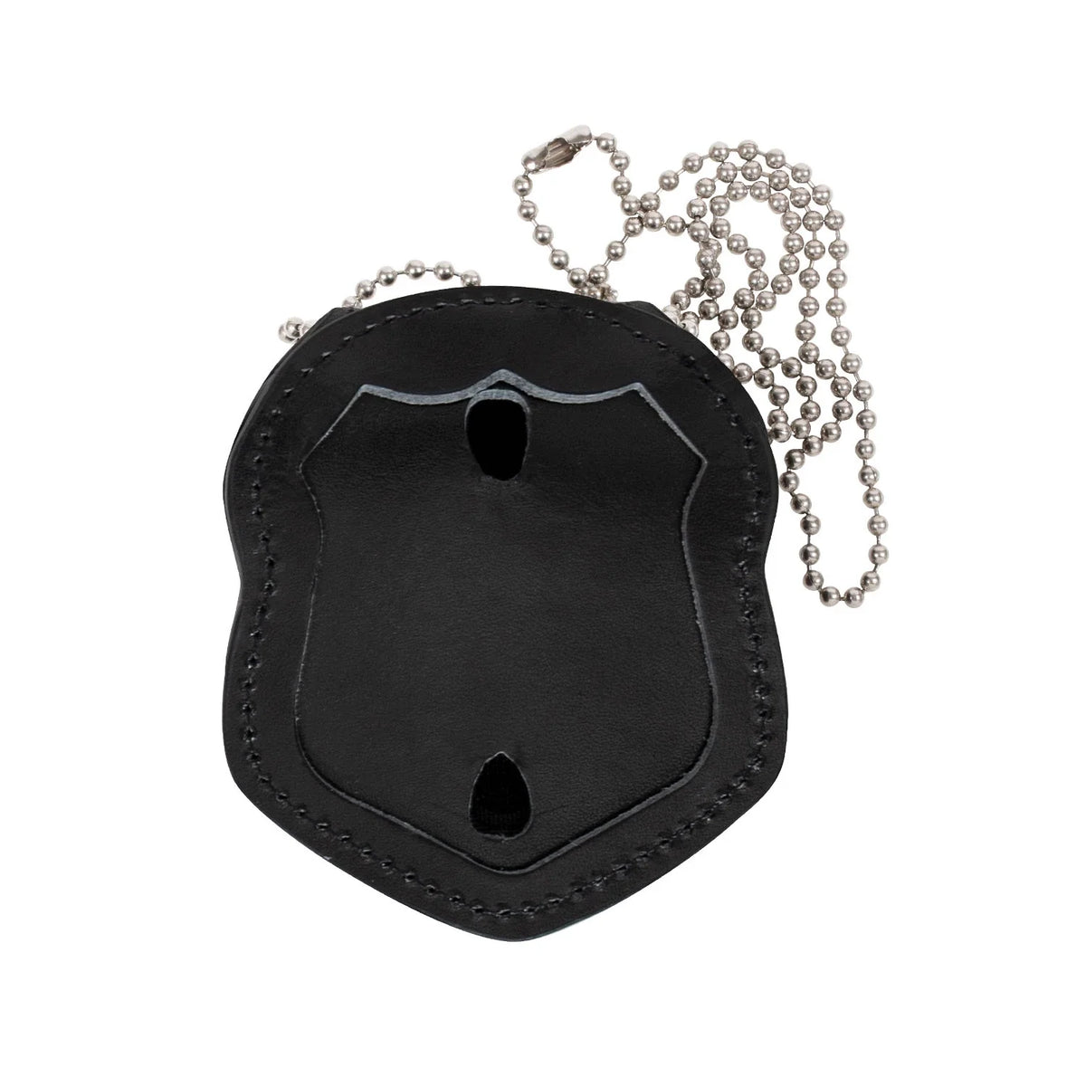 Nypd Style Leather Badge Holder with Clip