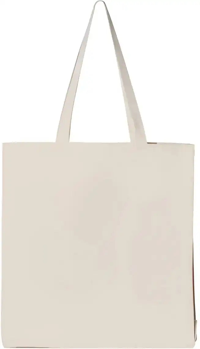 Oad Oad100 Promotional Shopper Tote - Natural - one Size Fits Most