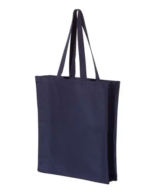 Oad Oad100 Promotional Shopper Tote - Navy - one Size Fits Most