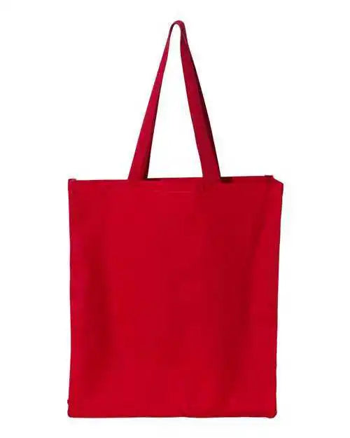 Oad Oad100 Promotional Shopper Tote - Red - one Size Fits Most