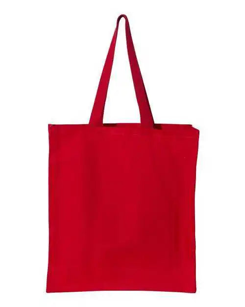 Oad Oad100 Promotional Shopper Tote - Red - one Size Fits Most