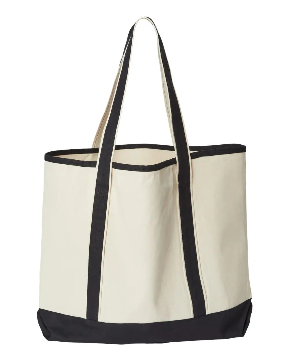 Oad Oad103 Promotional Heavyweight Large Beach Tote - 103 - Natural Black - one Size Fits Most