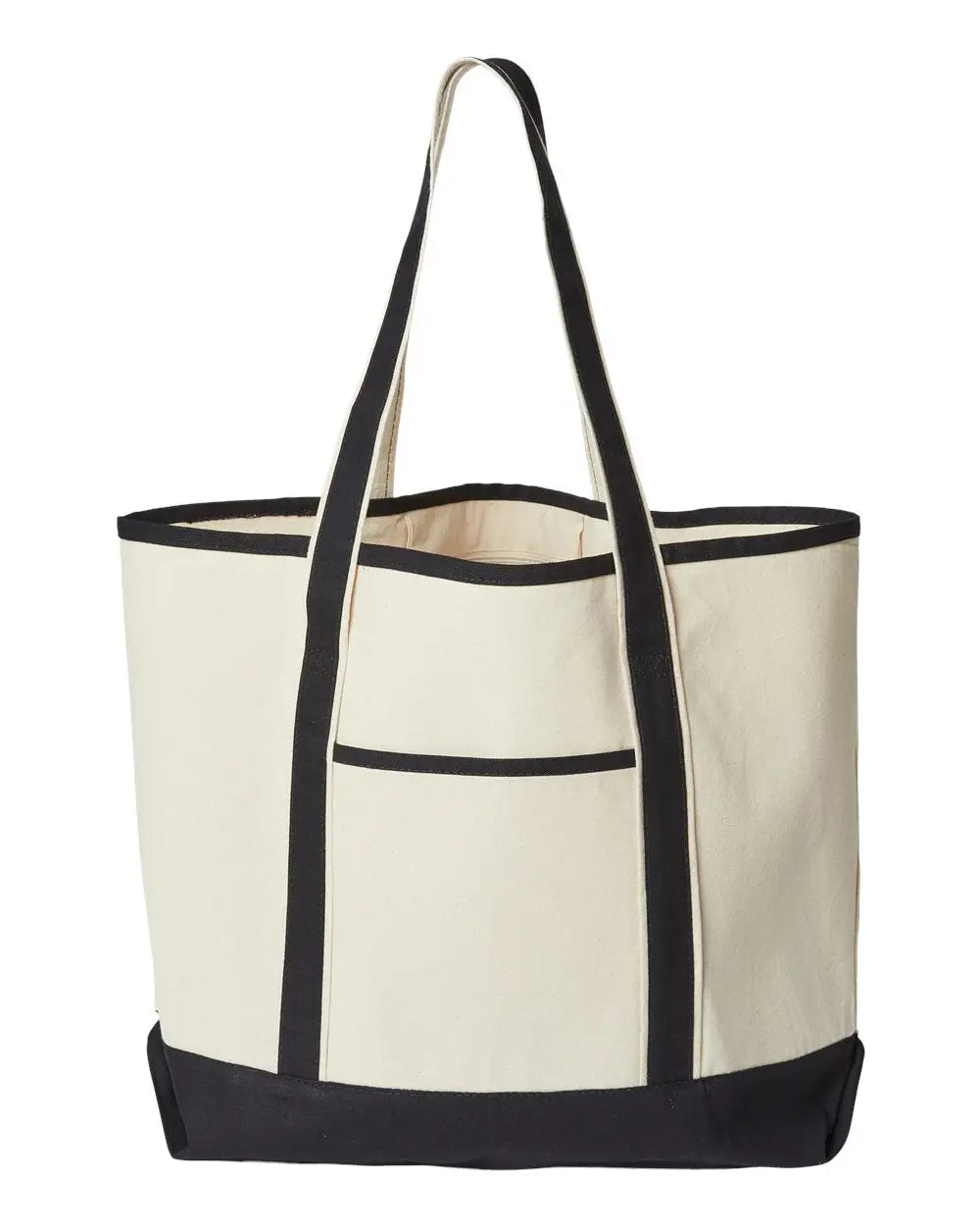 Oad Oad103 Promotional Heavyweight Large Beach Tote - 103 - Natural Black - one Size Fits Most