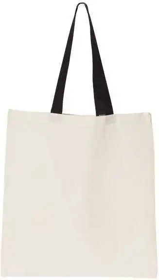 Oad Oad105 Contrast-color Handle Tote - Natural Black - one Size Fits Most