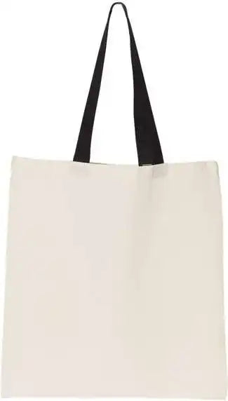 Oad Oad105 Contrast-color Handle Tote - Natural Black - one Size Fits Most