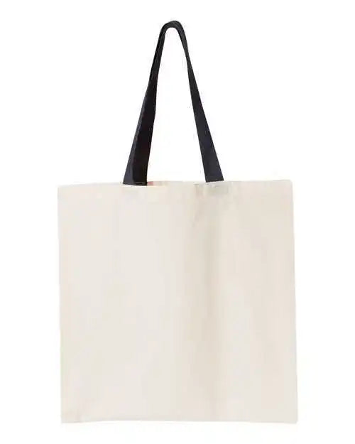 Oad Oad105 Contrast-color Handle Tote - Natural Navy - Ivory / one Size Fits Most