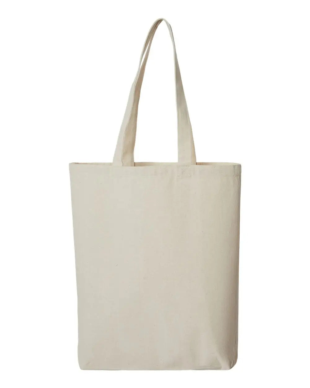 Oad Oad106r Midweight Recycled Gusseted Tote - 106r - Natural - Ivory / one Size Fits Most