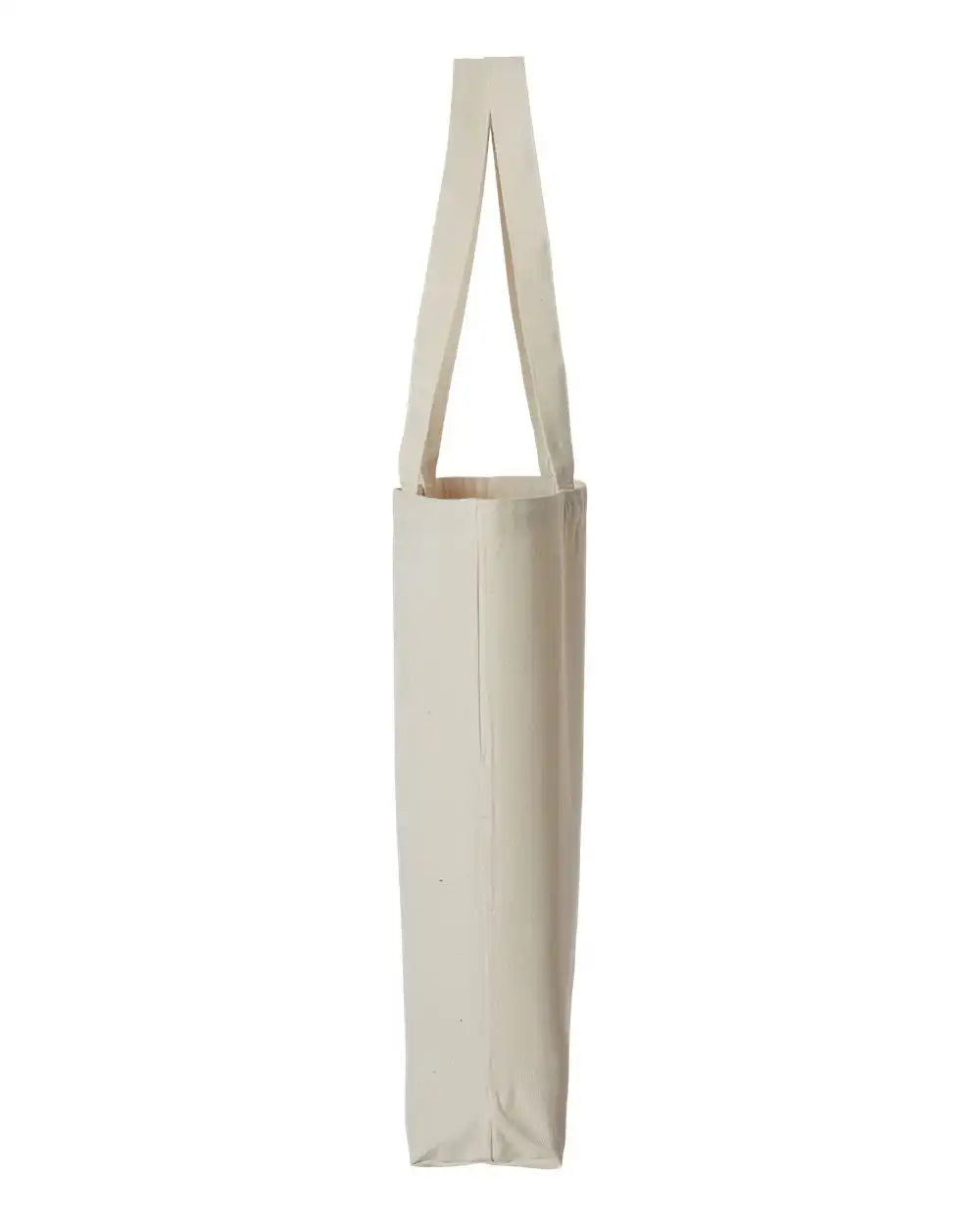 Oad Oad106r Midweight Recycled Gusseted Tote - 106r - Natural - Osfa