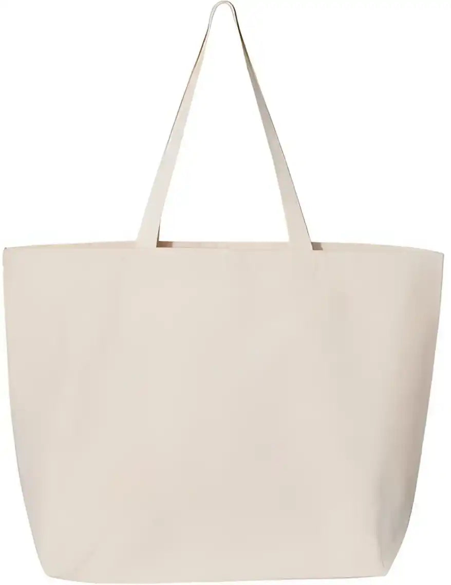 Oad Oad108 Jumbo Tote Natural / one Size Fits Most