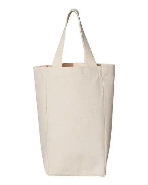Oad Oad112 Double Wine Tote - Natural - one Size Fits Most
