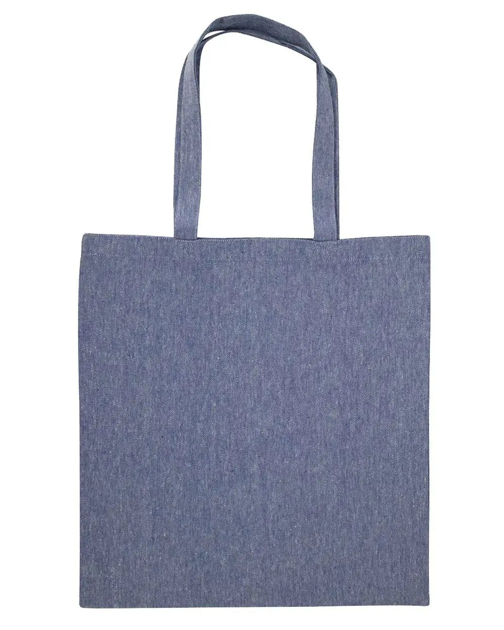 Oad Oad113r Midweight Recycled Tote Bag - 113r - Heather Medium Blue - one Size Fits Most