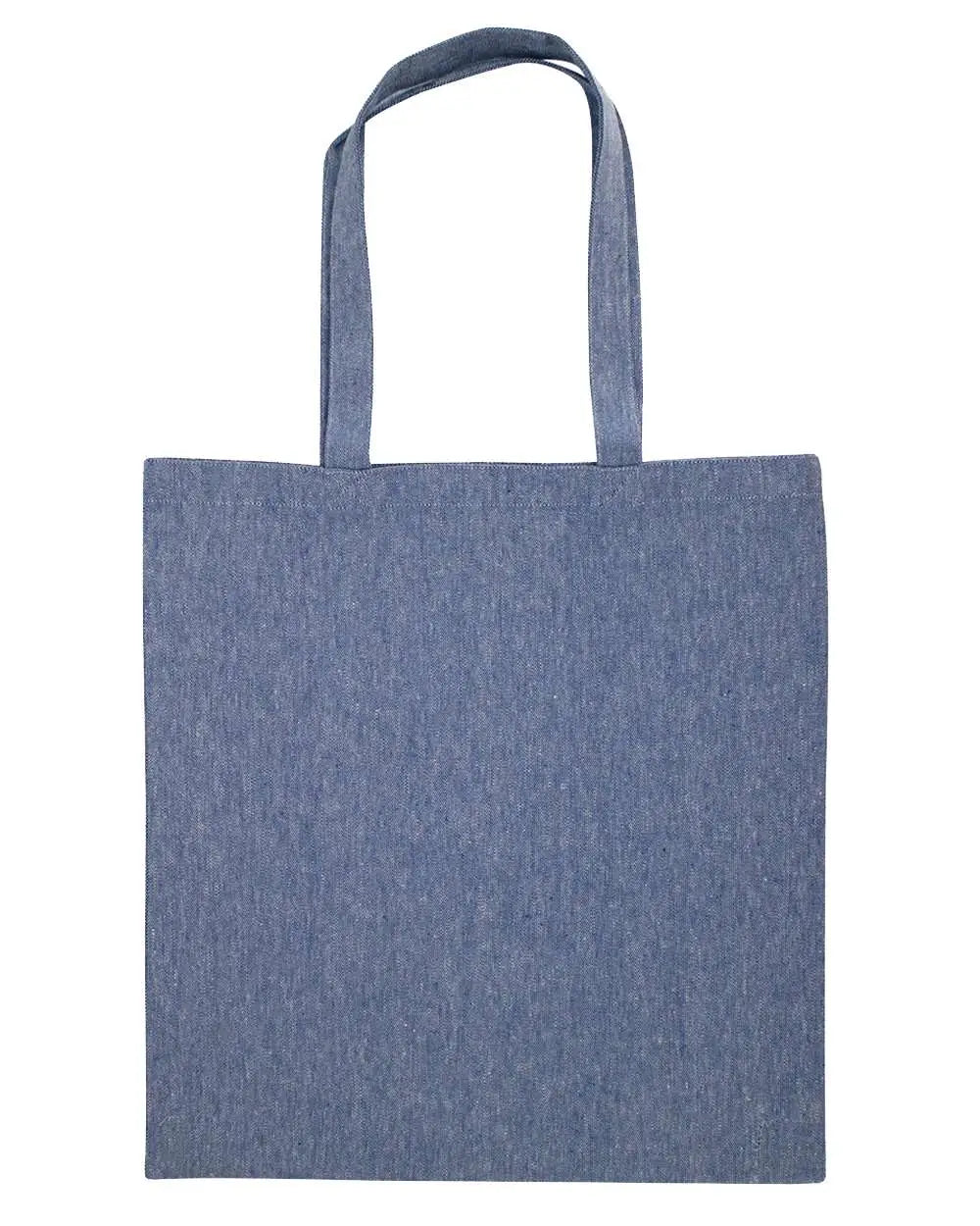 Oad Oad113r Midweight Recycled Tote Bag - 113r - Heather Medium Blue - one Size Fits Most