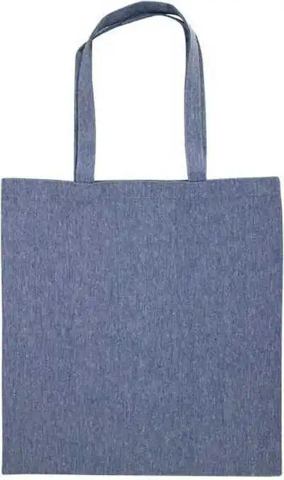 Oad Oad113r Midweight Recycled Tote Bag - Heather Medium Blue - one Size Fits Most