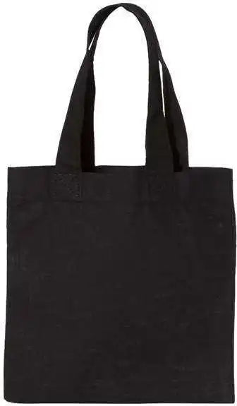 Oad Oad115 Small Canvas Tote - Black - one Size Fits Most