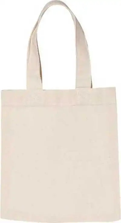 Oad Oad115 Small Canvas Tote Natural
