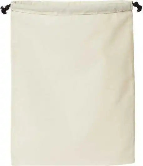 Oad Oad119r Double Cinch Recycled Canvas Shoe and Accessory Bag - Natural - Ivory / one Size Fits Most