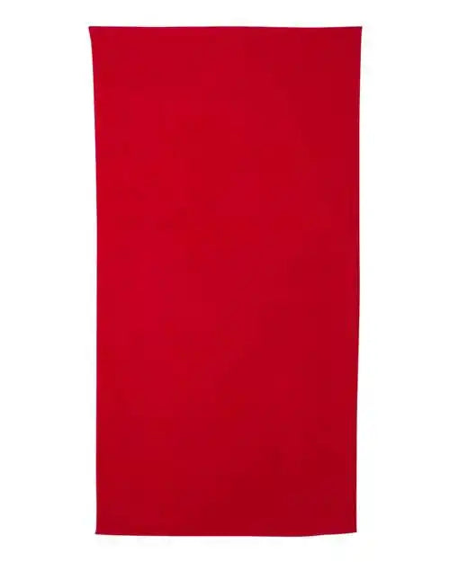 Oad Oad3060 Value Beach Towel - Red - one Size Fits Most