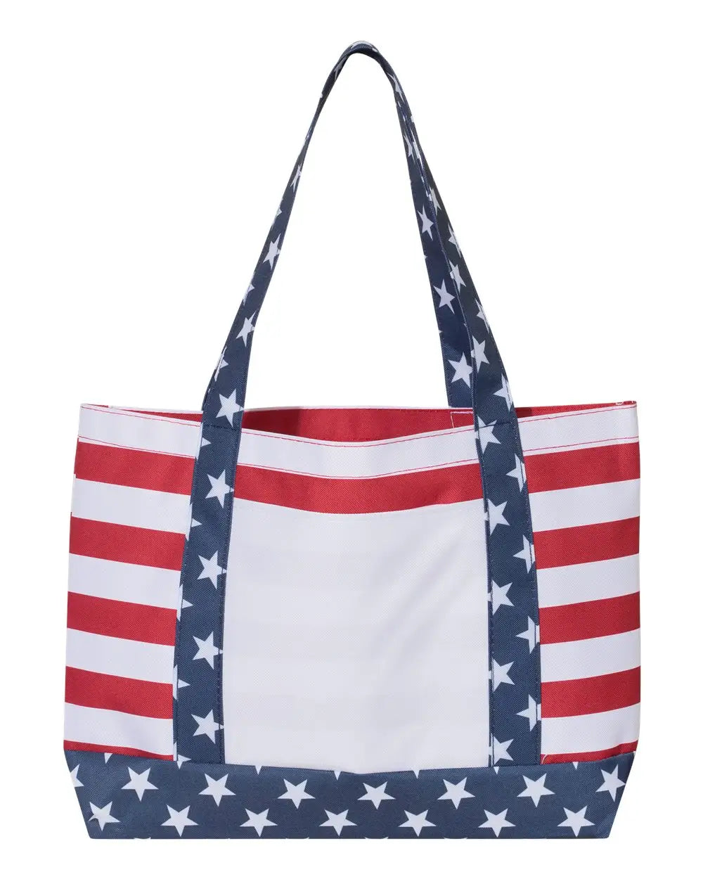 Oad Oad5052 Americana Beach Tote - 5052 - Red Blue / one Size Fits Most