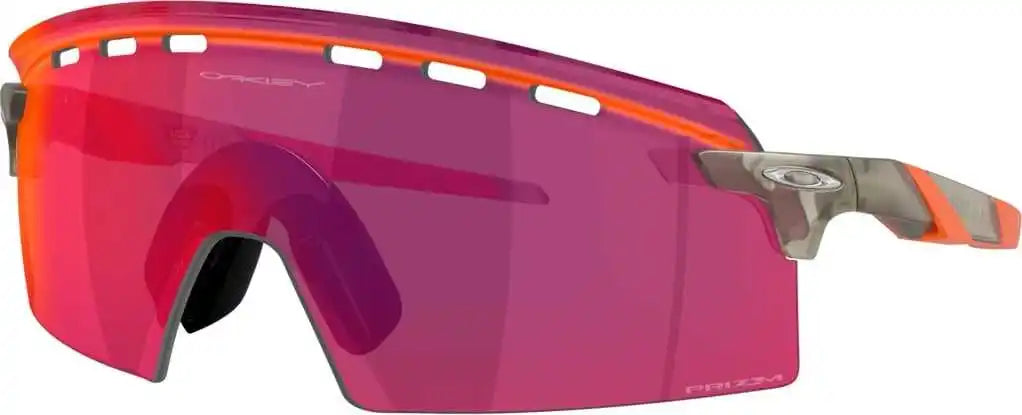 Oakley 9235 Encoder Strike Sunglasses - Matte Gray Ink Prizm Road Black - Red / one Size Fits Most