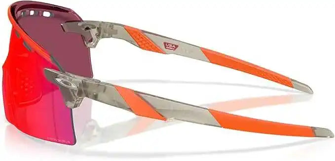 Oakley 9235 Encoder Strike Sunglasses - Matte Gray Ink Prizm Road Black - Red / one Size Fits Most