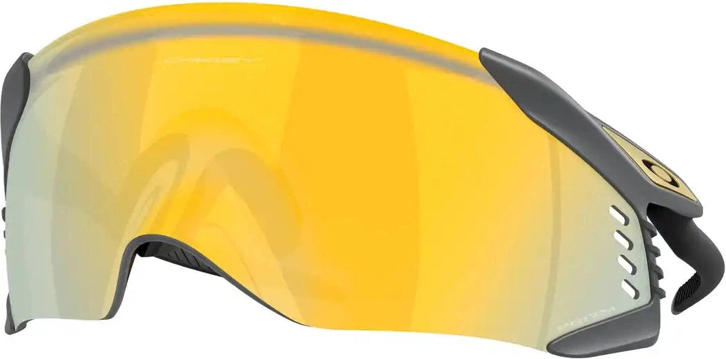 Oakley 9501 Velo Kato Sunglasses - Matte Carbon Prizm 24k - Dark Gray / one Size Fits Most