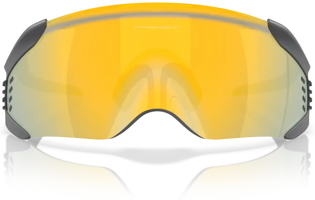 Oakley 9501 Velo Kato Sunglasses - Matte Carbon Prizm 24k - Dark Gray / one Size Fits Most