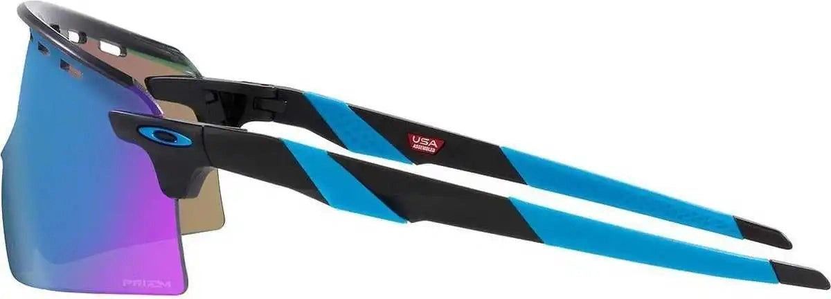 Oakley Encoder Strike Vented 9235 Sunglasses - Matte Black Prizm Sapphire - Blue / one Size Fits Most