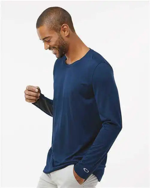 Oakley Foa402992 Team Issue Hydrolix Long Sleeve T-shirt - Navy
